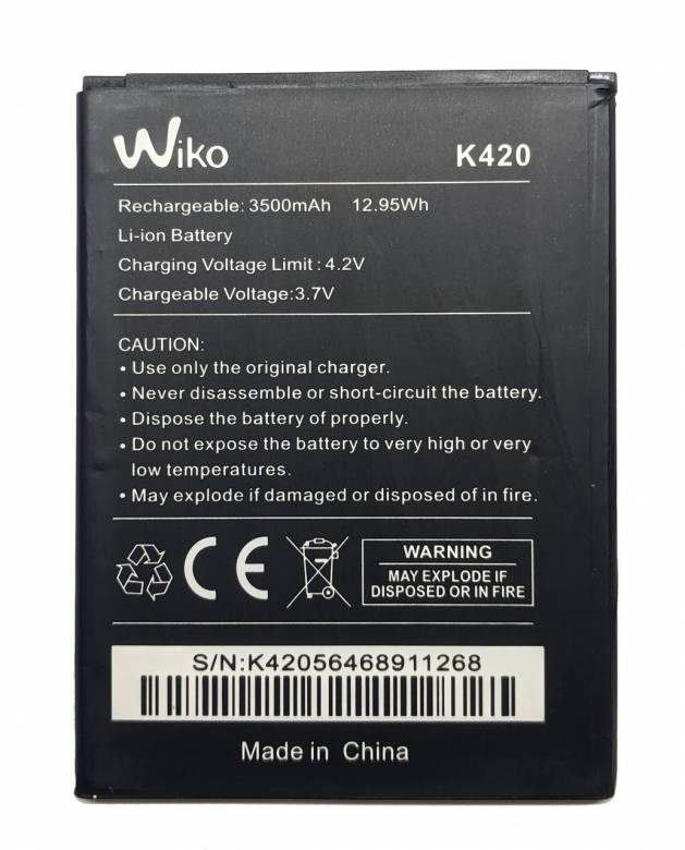 Аккумулятор Wiko K420 - фото фото фото 0