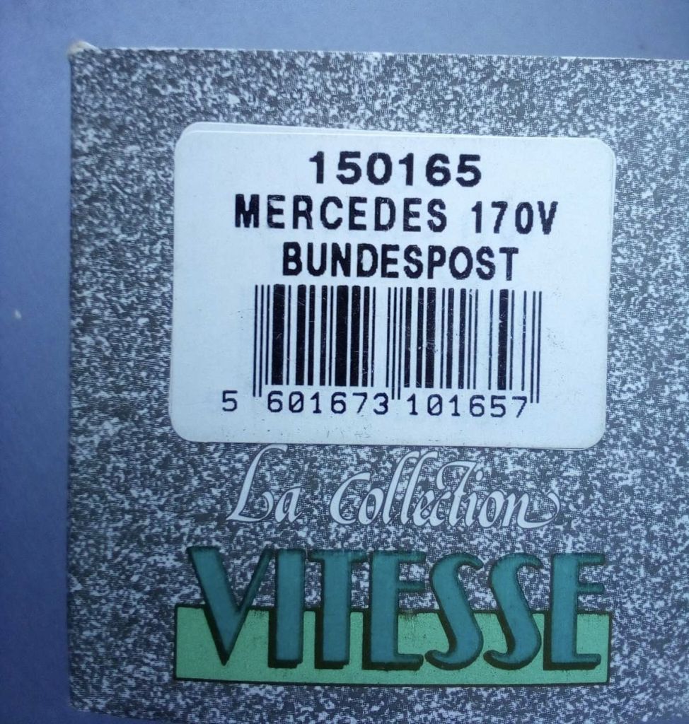 VITESSE Mercedes 170V Bundespost 1/43 - фото фото фото 4