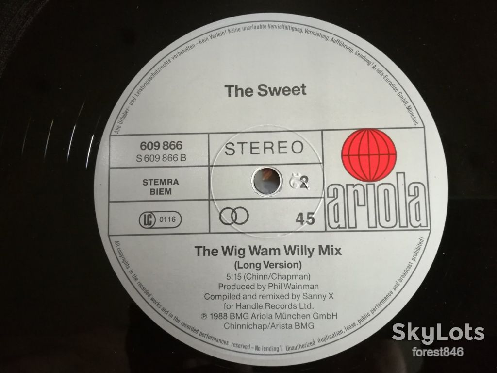 The Sweet-Maxi-single 45t  (глянс. конв.)-NM, Німеччина  (&amp;18) - фото фото фото 3