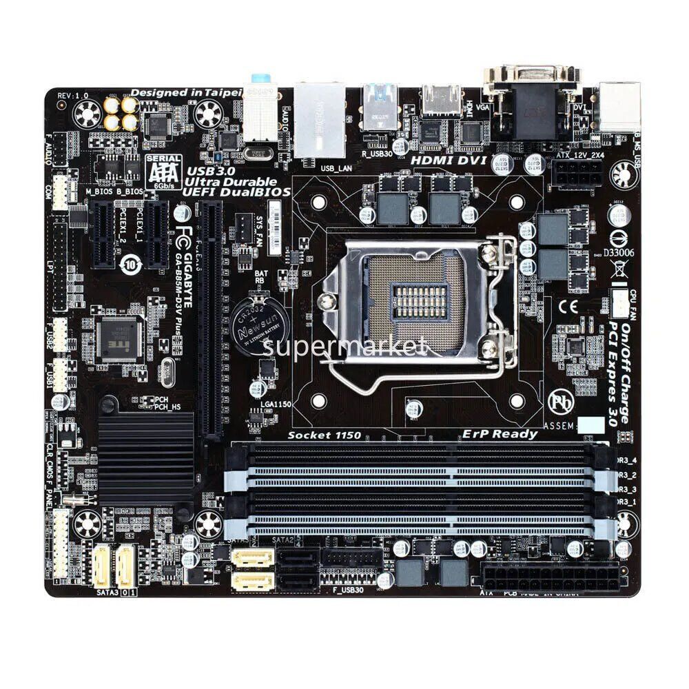 Gigabyte GA-B85M-D3V Plus Si - фото фото фото 0