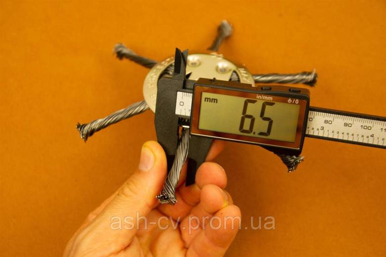 Головка, для, тримера, бензокоси, коси, із сталевого дроту, 15 см, отвір 5 мм - фото фото фото 9