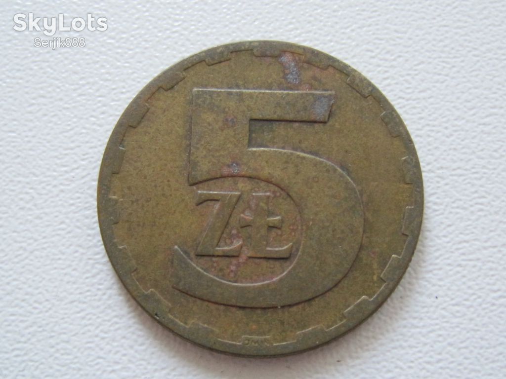Польша 5 злотых 1977 года #13783 - фото фото фото 0