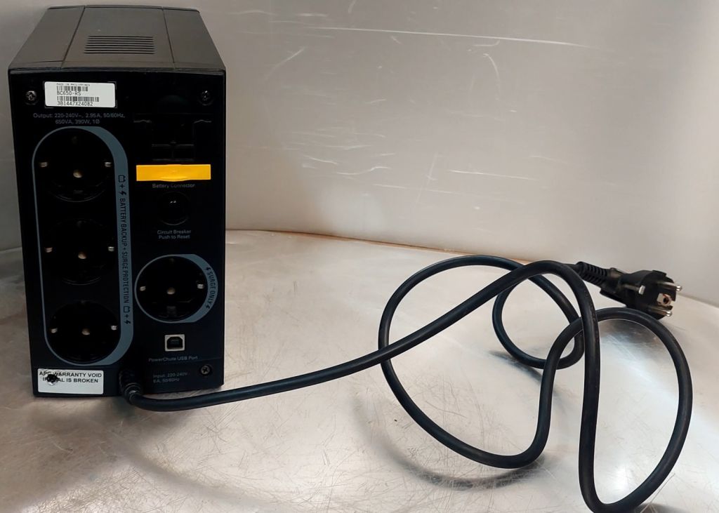 ДБЖ APC Back-UPS 650VA    (BC650-RS)    (б/в) / без акб / код.ИБП28 - фото фото фото 6