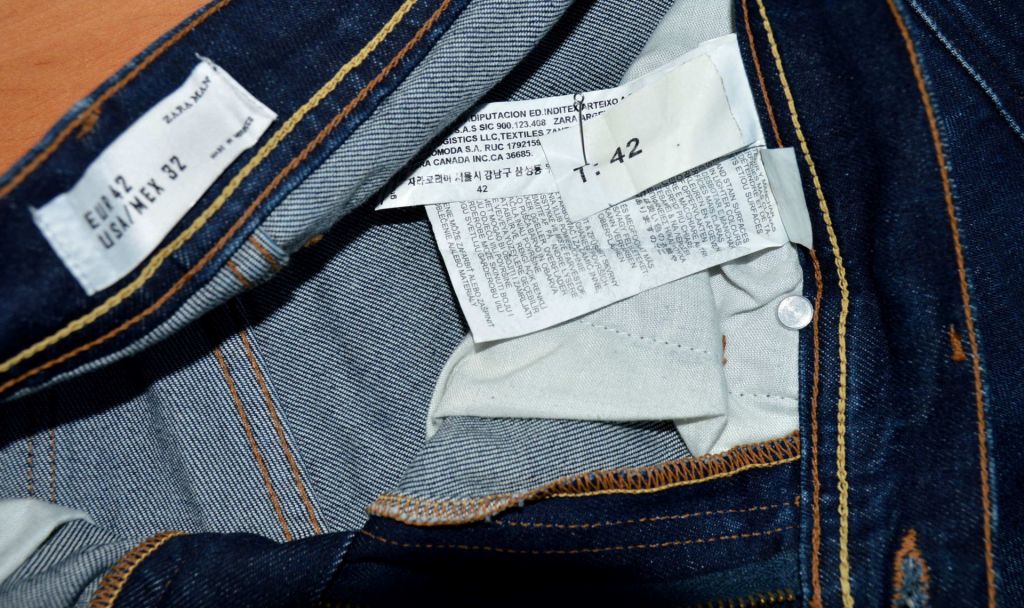 Джинси ZARA MAN original W32 L34 б.в. Y19-N7-1 - фото фото фото 6