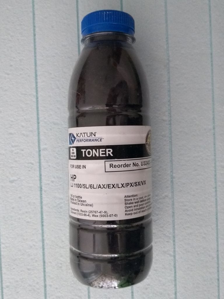 Тонер KATUN U32403-140 HP 1100/5L/6L/AX/EX/LX/PX/SX/VX PERFORMANCE,     (140gr/bottle) - фото фото фото 0