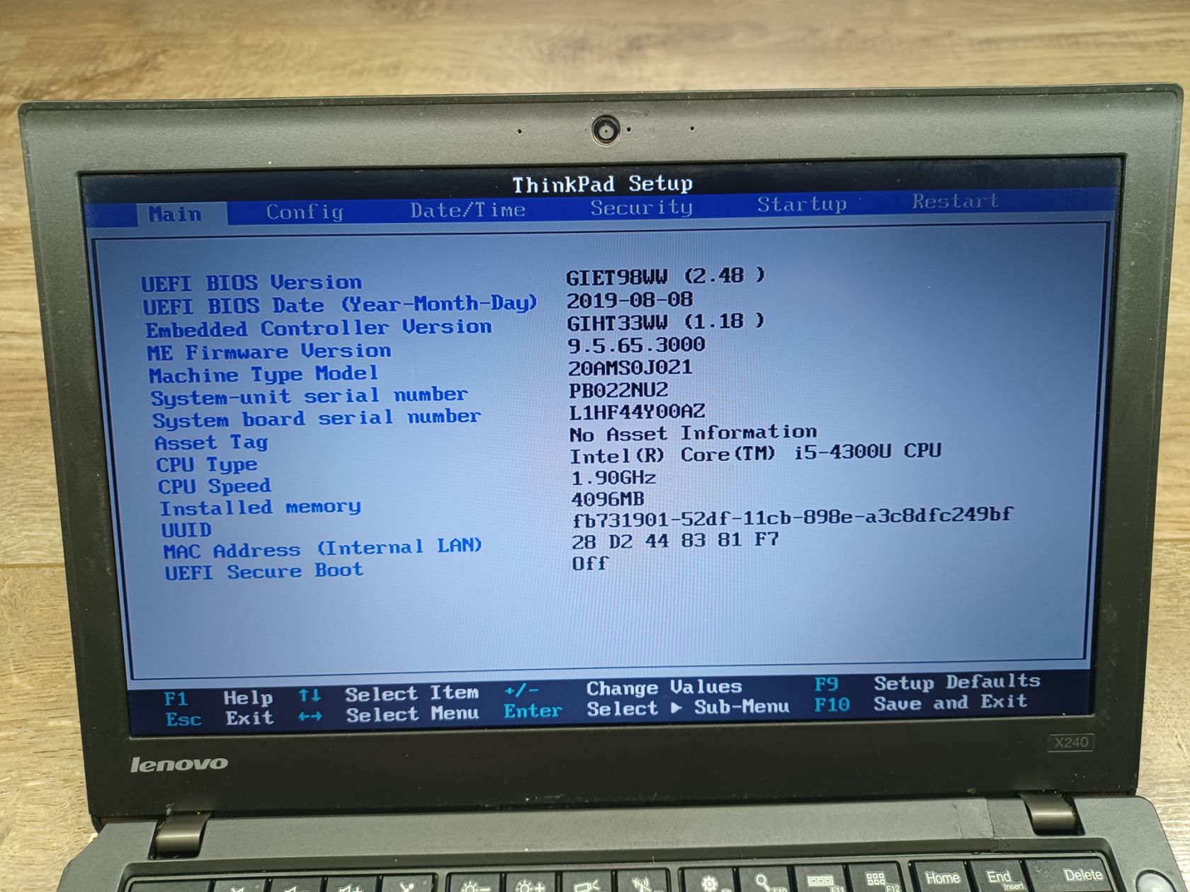 Ноутбук Lenovo ThinkPad X240 №192 - фото фото фото 3