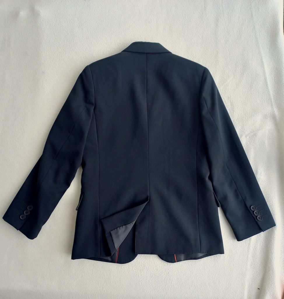 Піджак чорний діловий, довжина 59 см. - фото фото фото 2