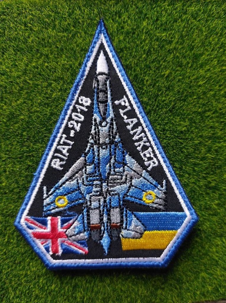 Шеврон Украина Су-27 Flanker RIAT-2018 № 1101 - фото фото фото 0