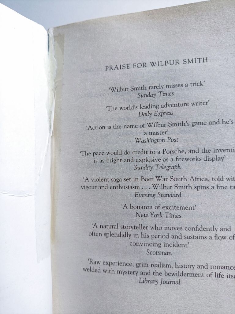 Wilbur Smith. Those in Peril. - фото фото фото 1