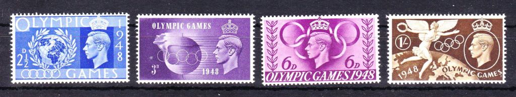Великобритания 1948 г MNH - ОЛИМПИЙСКИЕ ИГРЫ - - фото фото фото 0