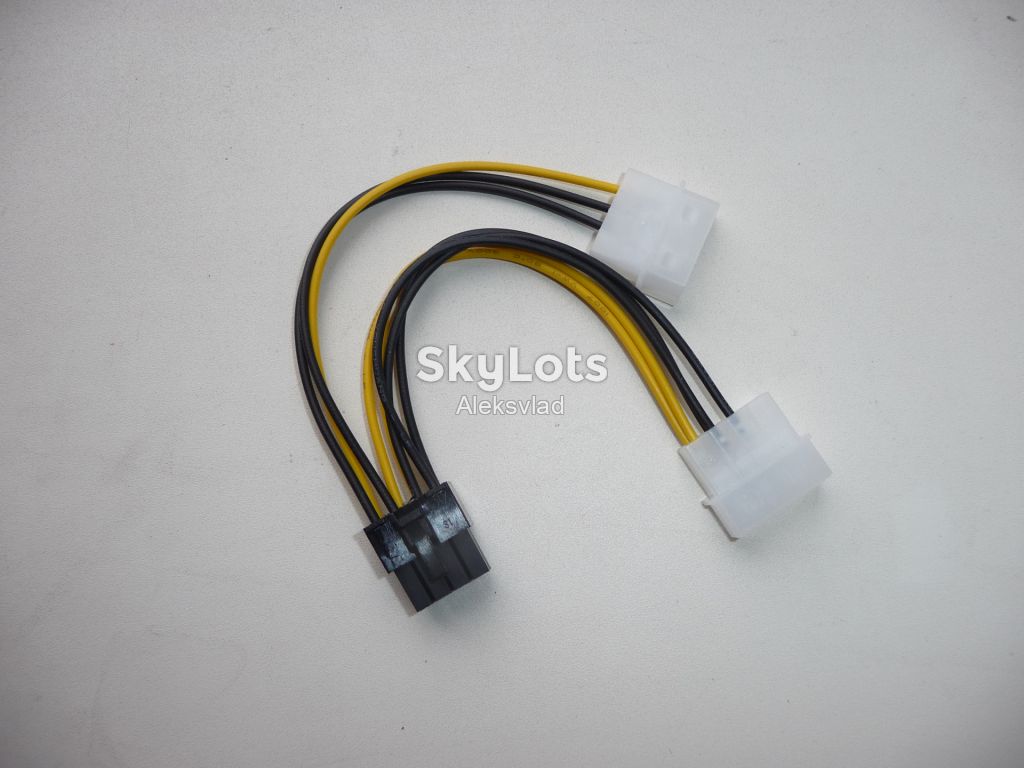 Переходник питания 2 molex - pci 8 pin для видеокарт - фото фото фото 5