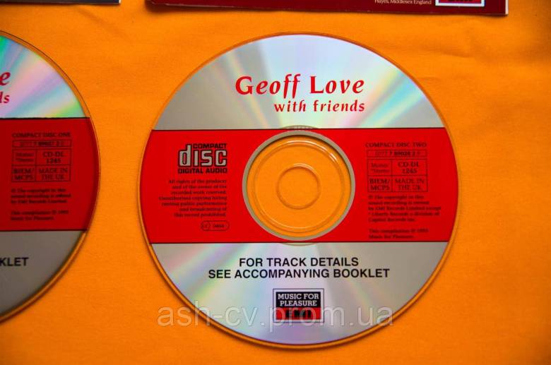 Музичний диск CD. GEOFF LOVE with friends (2cd) 1993 - фото фото фото 5