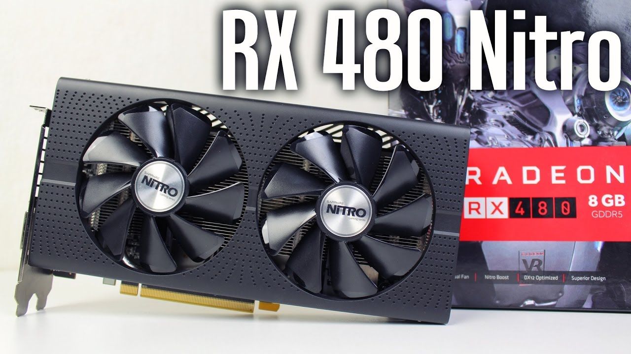 відеокарта Sapphire RX480 Nitro 8gb        (як 570, 580) -гарантия - фото фото фото 0