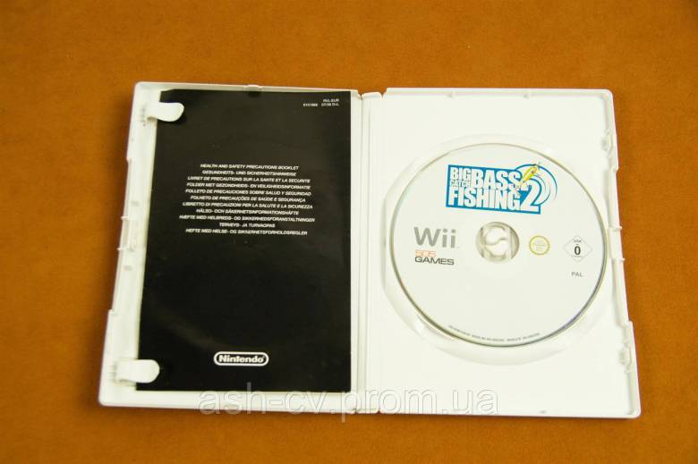 Диск, Nintendo, Wii, гра, Big Bass, FISHING, 2 - фото фото фото 4