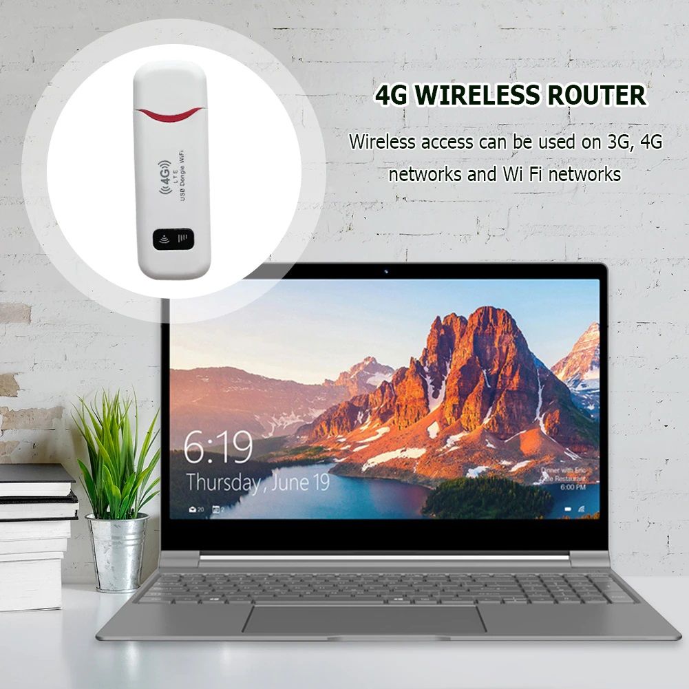 Бездротовий Wi-Fi-маршрутизатор LTE 4G SIM-карта Портативний 150 Мбіт/с USB-модем - фото фото фото 4