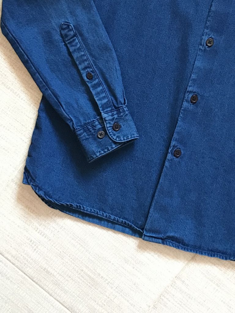 Стильная джинсовая рубашка, Asos Denim.  S ворот 37/38 - фото фото фото 5