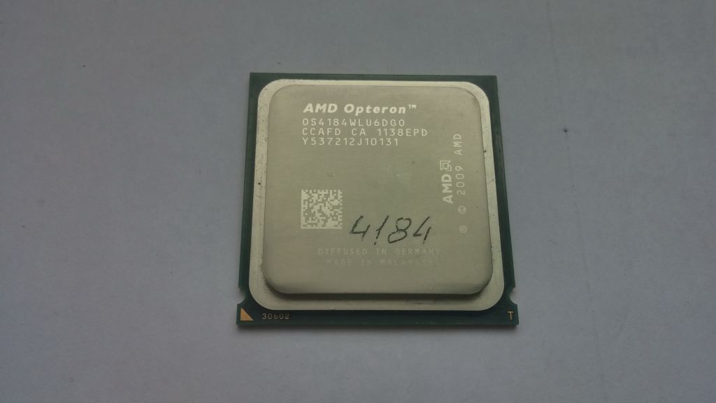 6х ядерный процессор AMD Opteron 4184 2,8-3,2GHz OS4180WLU6DGO Socket C32 95W Вжив - фото фото фото 0