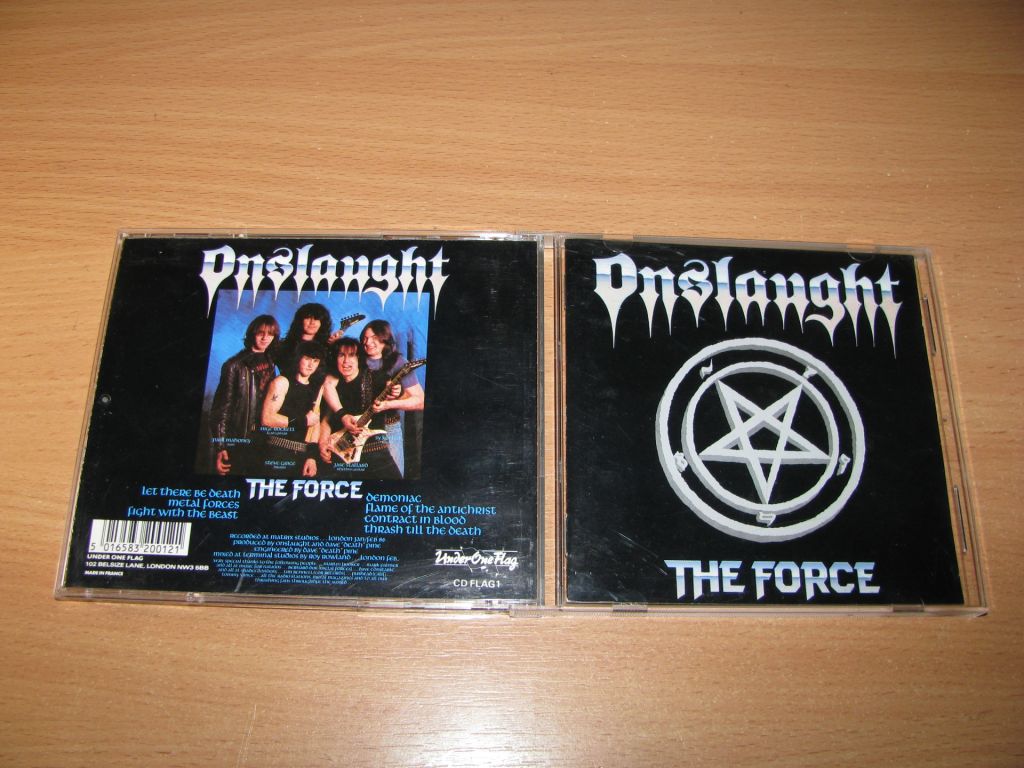 ONSLAUGHT - The Force  (1988 Under One Flag 1st press) - фото фото фото 0