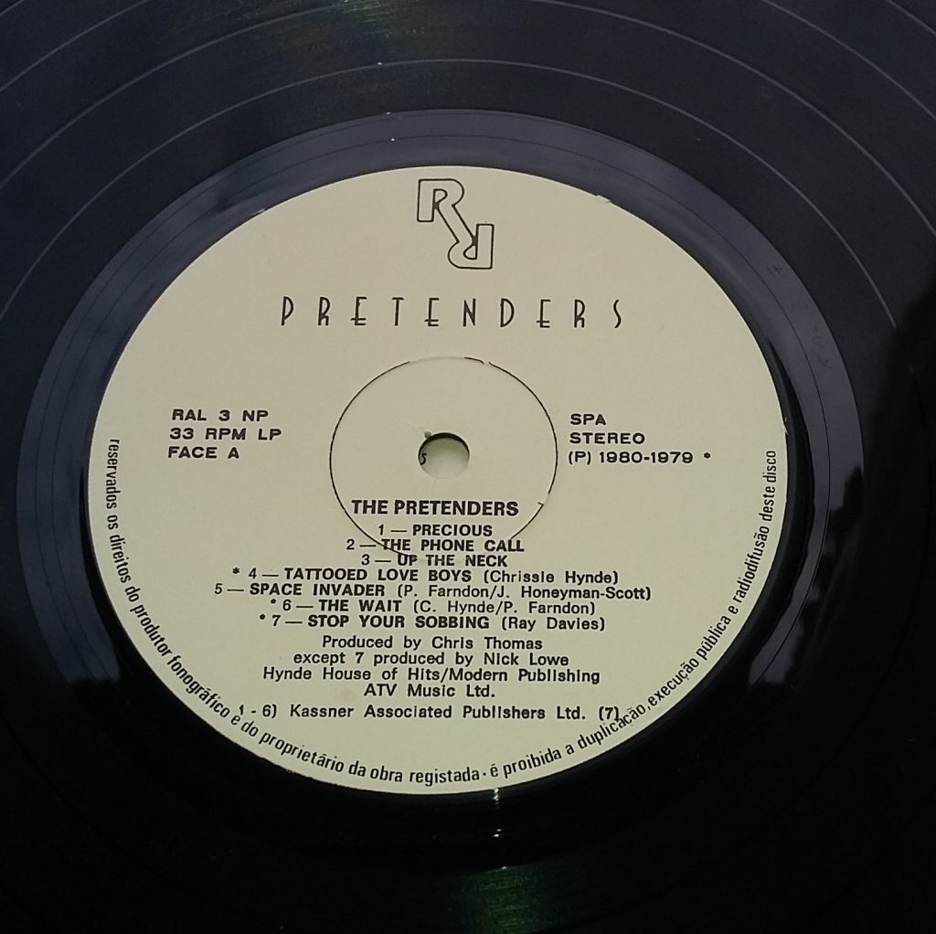 THE PRETENDERS LP VG - фото фото фото 2
