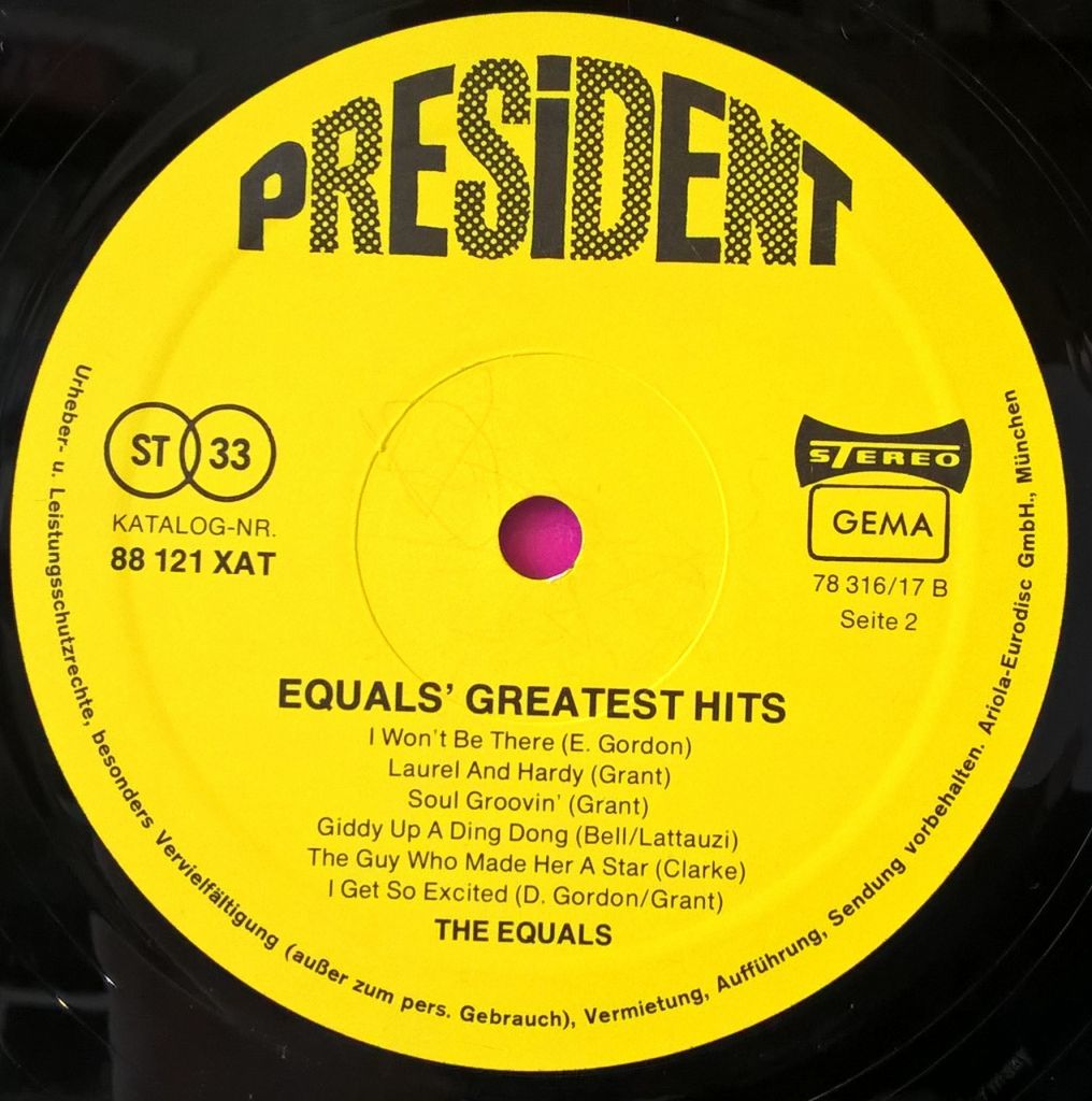 The Equals - Equals Greatest Hits - 1967-77.  (LP). 12. Vinyl. Пластинка. Germany. - фото фото фото 3