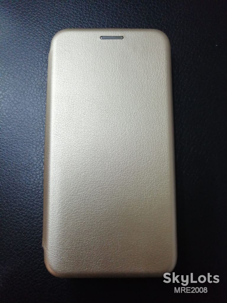 Чехол-книжка Premium Leather для Meizu M5c gold - фото фото фото 1