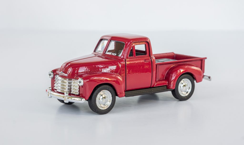 1:43 Chevrolet 3100 pickup 1953 red, WELLY #43708 - фото фото фото 1