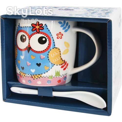 Кружка Milika Owl blue M0520-NM-12 - фото фото фото 0