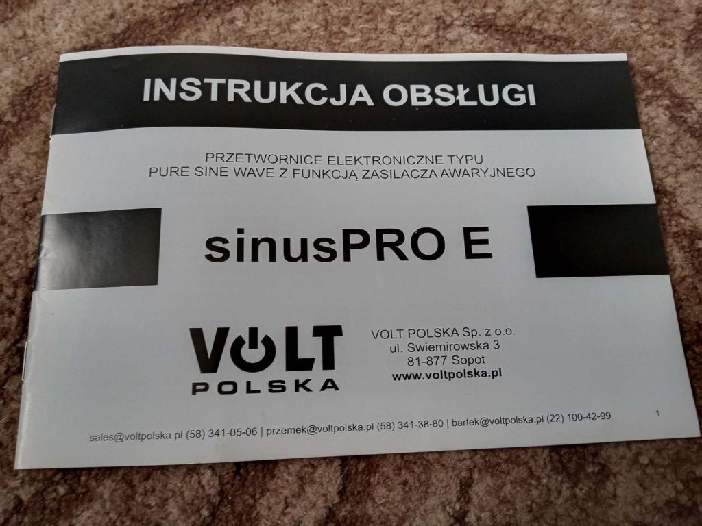 Джерело безперебійного живлення Volt Polska SINUS PRO 800 E 12V 230V - фото фото фото 5