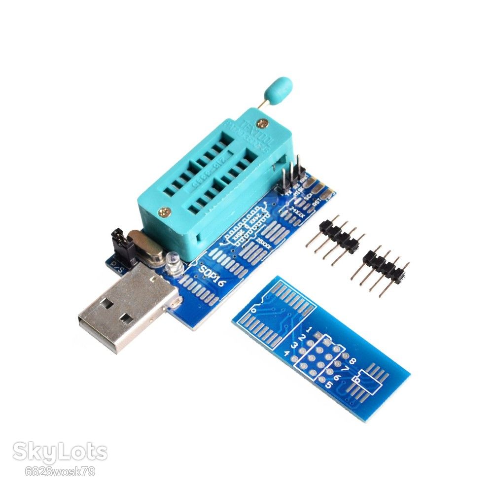 Программатор USB 24, 25 Series EEPROM SPI FLASH  (CH341A) MX25L6405 W25Q64 Bios Board  - фото фото фото 4
