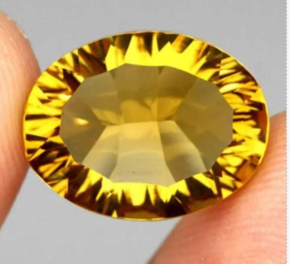 11.72ct Природный Цитрин. - фото фото фото 0