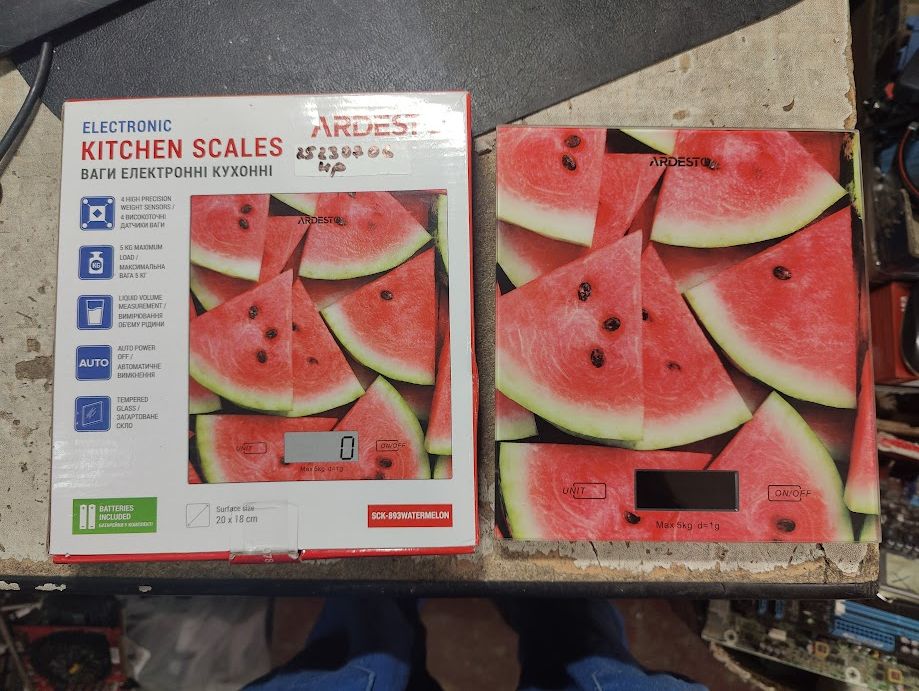 Весы кухонные Ardesto SCK-893WATERMELON № 25230706 - фото фото фото 0