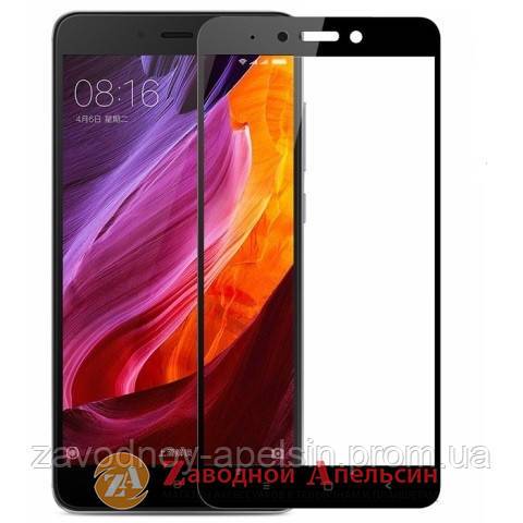 Защитное стекло Xiaomi Redmi Note 4X Full Glass black - фото фото фото 0