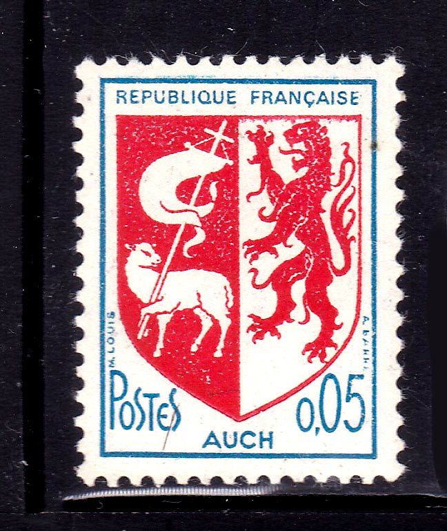 Фауна Франция / RF  MNH - стандарт - геральдика - фото фото фото 0