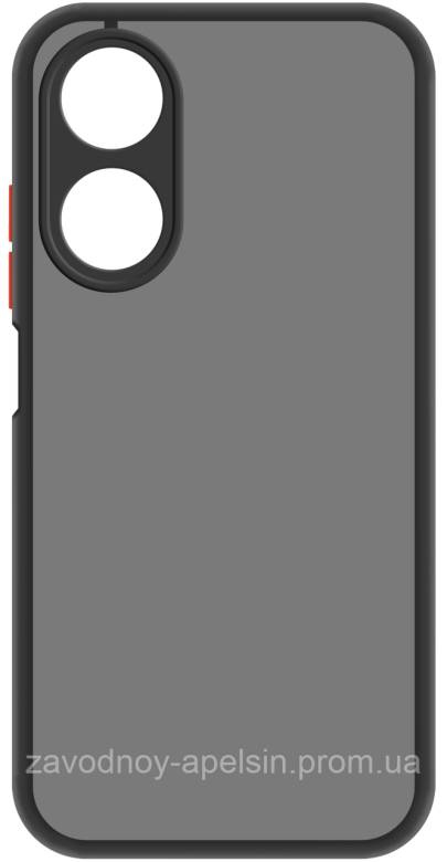 Oppo A58 Чехол матовый Защита камеры Frame Case (TPU+PC) - фото фото фото 0