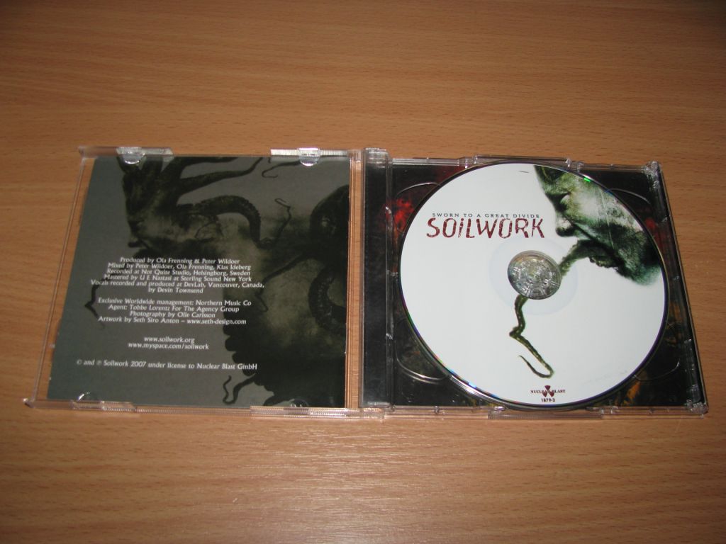 SOILWORK - Sworn To A Great Divide  (2007 Nuclear Blast USA CD+DVD) - фото фото фото 1