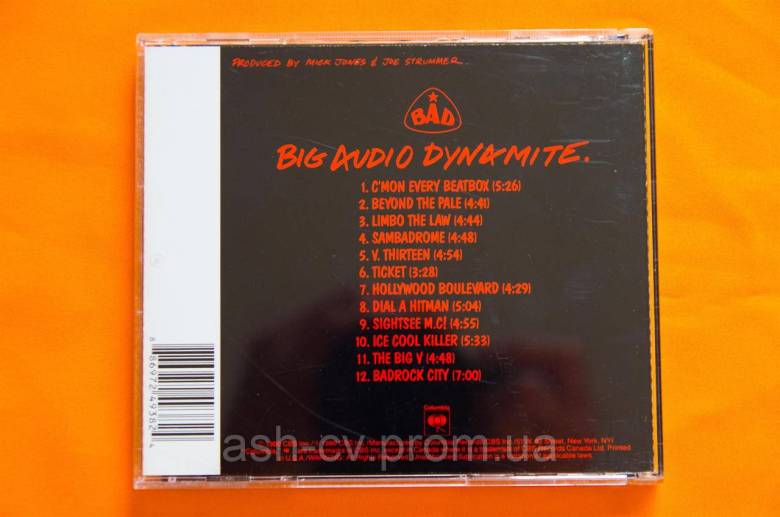 Музичний диск CD. BIG AUDIO DYNAMITE 1986 - фото фото фото 1