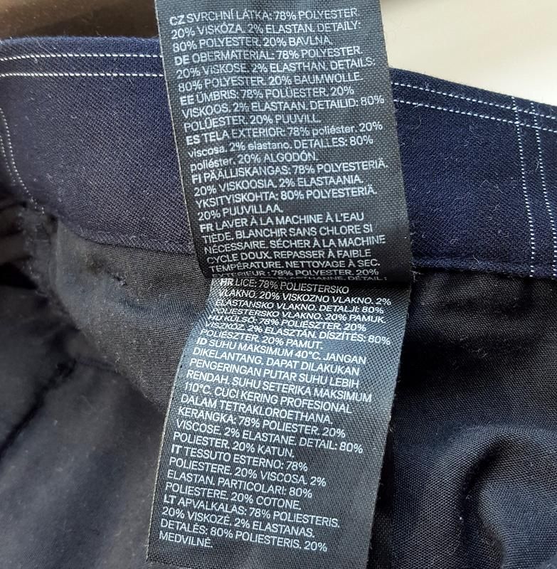 брюки чиносы в клетку h&amp;m - фото фото фото 8