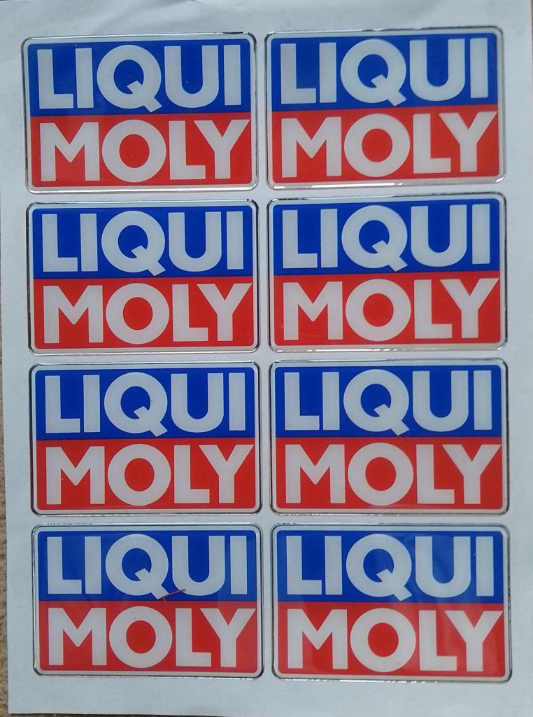 Наклейка для автомобиля Liqui Moly силиконовая - фото фото фото 0