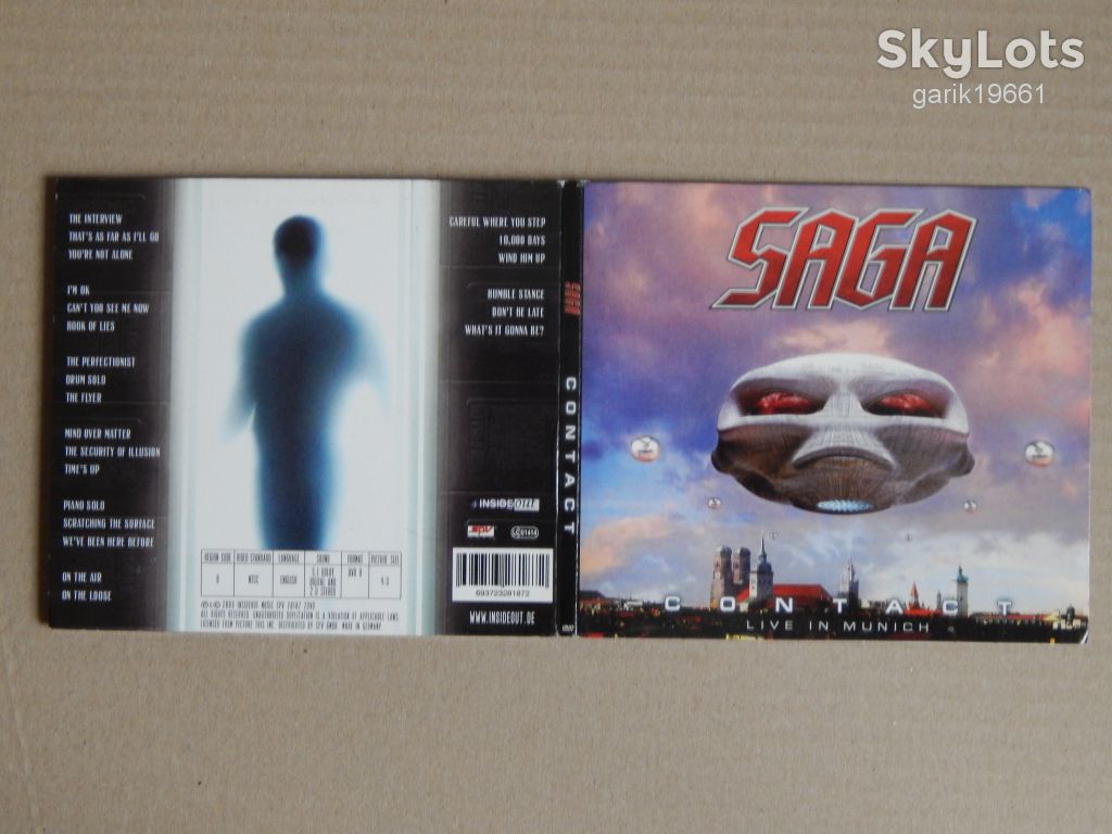 Saga ‎– Contact - Live In Munich ( DVD, Unofficial Release, Digipak) - фото фото фото 2