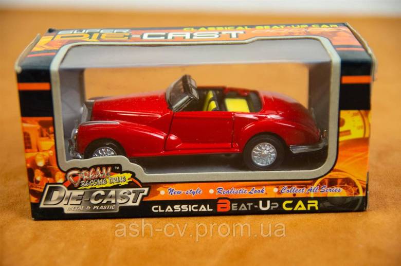 Модель авто, колекційна, Die-Cast Retro Car Red - фото фото фото 7