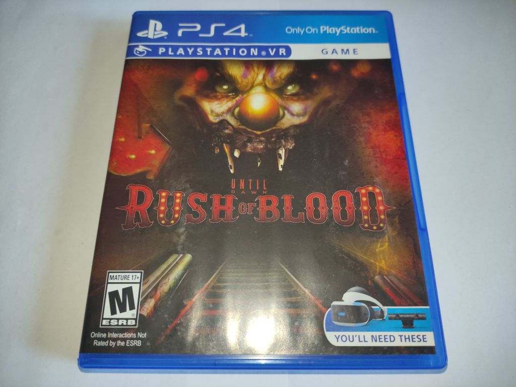 Until Dawn Rush of Blood VR PS4 Playstation 4   (Північна Америка) Б/В - фото фото фото 0