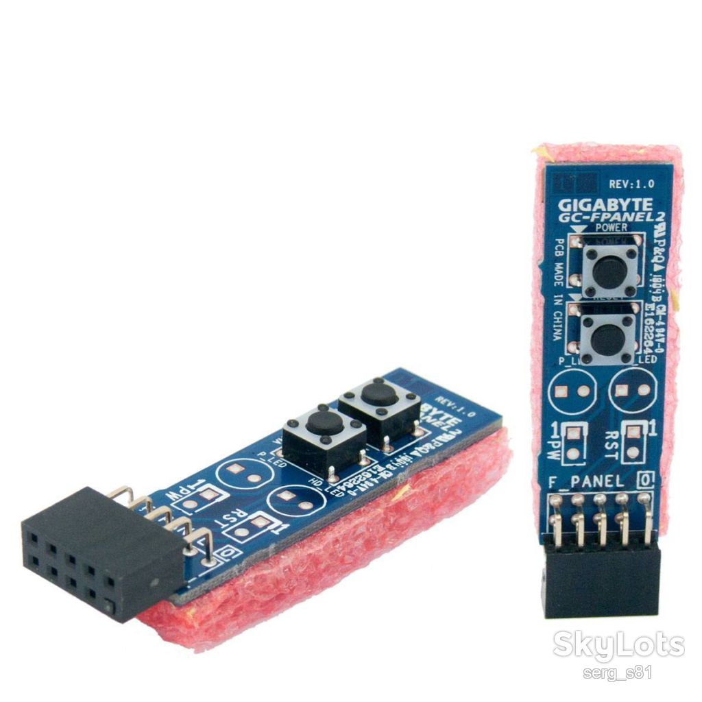 Плата живлення/скидання Gigabyte GC-FPANEL2 Reset/Powerboard - фото фото фото 0