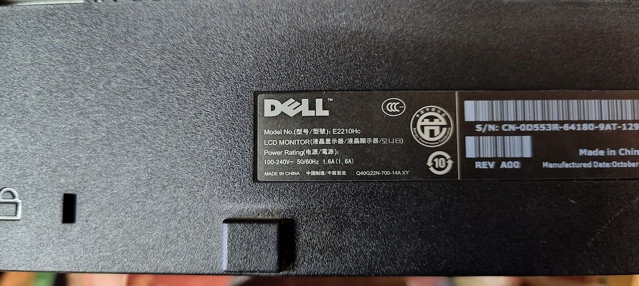 Широкоформатный ЖК-монитор с DVI 22 дюйма Dell E2210Hc № 23040822 - фото фото фото 3