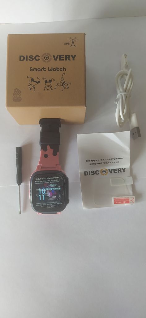 Смарт-часы Discovery iQ4600 Camera Pink - фото фото фото 2