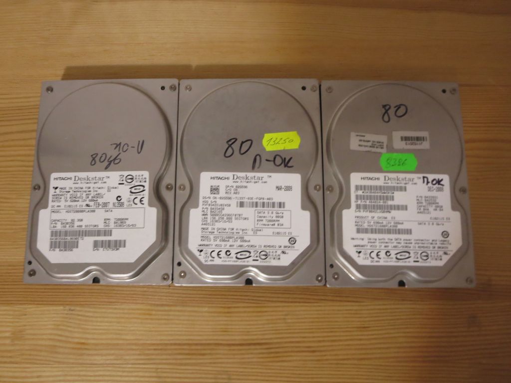 Жесткий диск HDD Hitachi 80Gb 3.5 SATA - фото фото фото 1