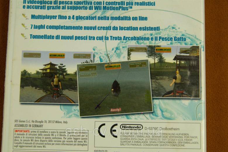 Диск, Nintendo, Wii, гра, Big Bass, FISHING, 2 - фото фото фото 2