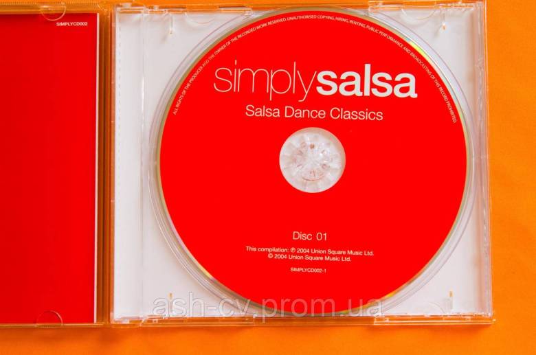 Музичний диск CD. SIMPLY SALSA - Salsa Dance Classics - фото фото фото 3