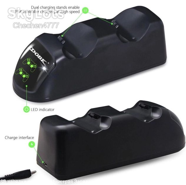 Док-станція для геймпада PS Dual USB Charging Stand    (Зарядний пристрій) DOBE Fomis Electronics - фото фото фото 3