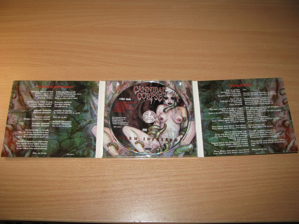 CANNIBAL CORPSE - Worm Infested  (2002 Metal Blade ,LIMITED DIGI) - фото фото фото 1
