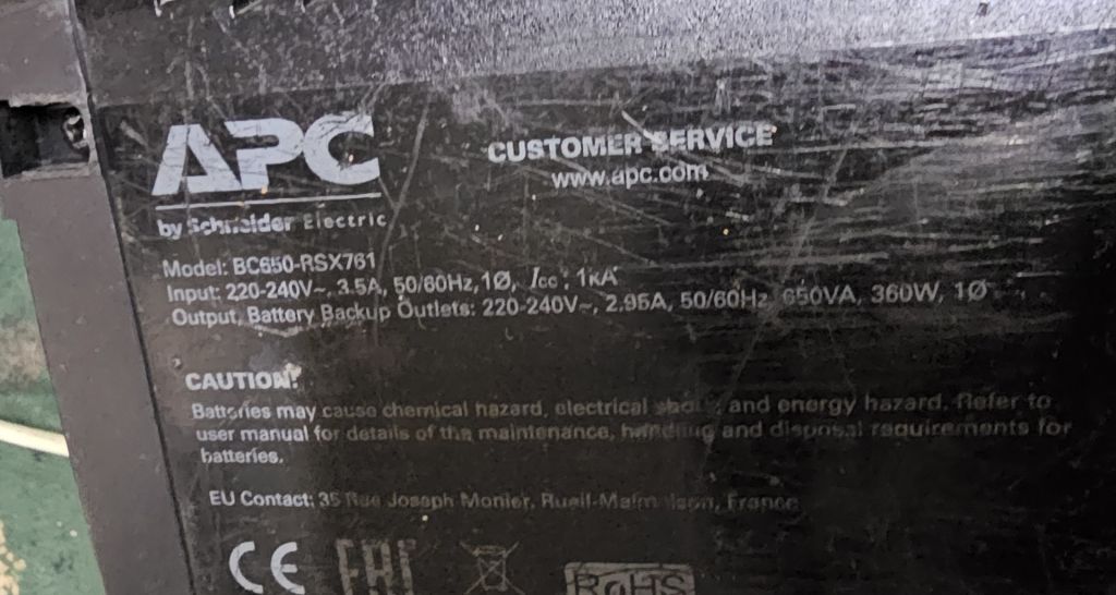 ДБЖ  APC Back-UPS 650VA 360W  (BC650-RSX761) - фото фото фото 1
